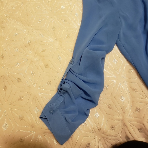 JL baby blue blouse - Picture 4 of 6